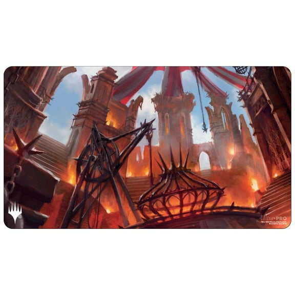 Ravnica Remastered Cult of Rakdos Blood Crypt Standard Gaming Playmat for Magic: The Gathering