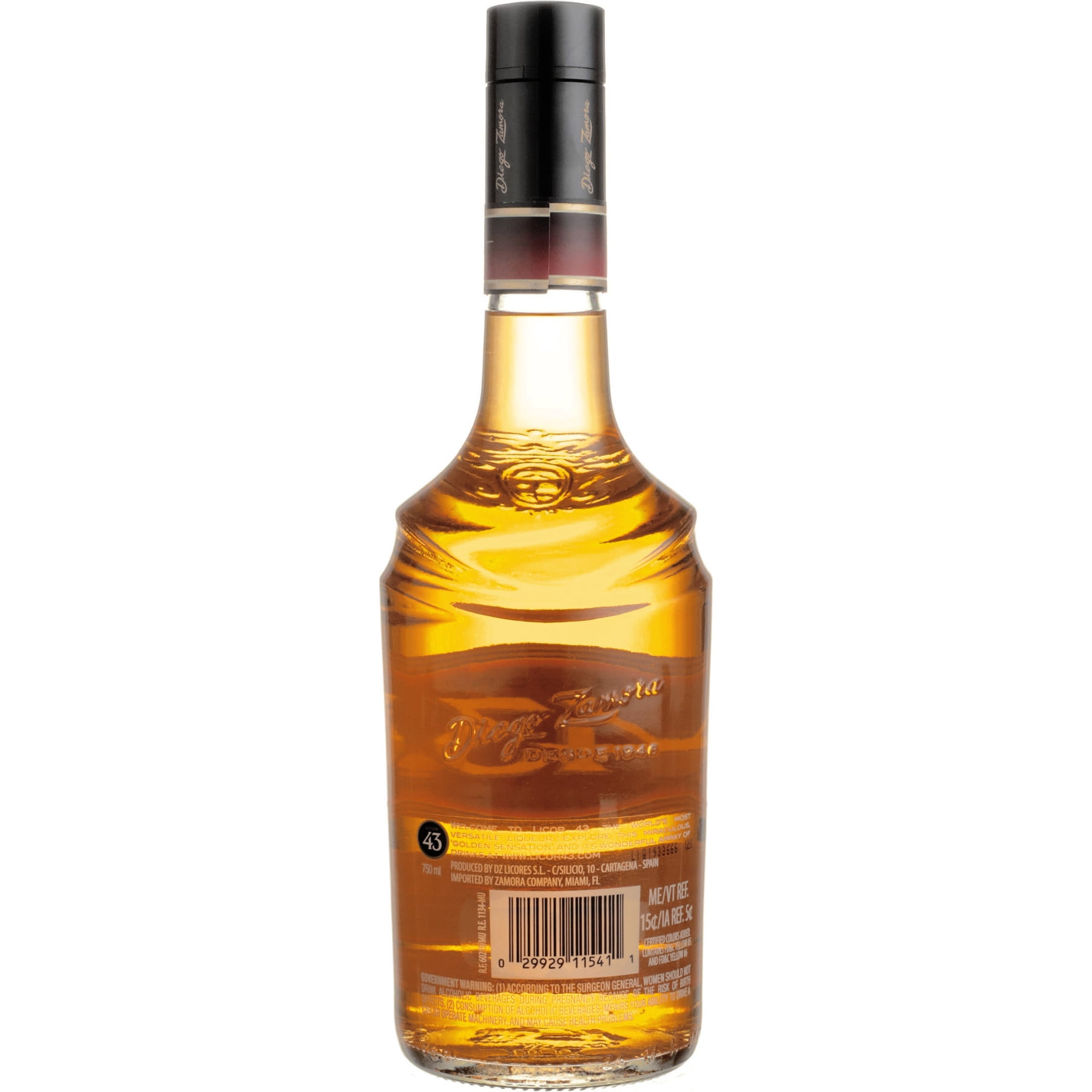 Licor 43 Herbal Liqueur, 750 ml Bottle, ABV 31.0%