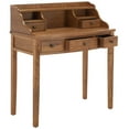 thumbnail image 5 of SAFAVIEH Landon Solid Contemporary 5 Drawer Writing Desk, Oak, 5 of 14