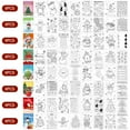 thumbnail image 3 of Fulmoon 144 Pcs Christmas Coloring Books for Kids Christmas Coloring Books Bulk with Crayons Christmas Mini Activity Books for Kids Stuffer Filler Holiday Fun and Games Activity Books, 3 of 5