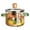 GN1, variant on Heat Borosilicate Glass Cooking Pot with Lid Stovetop Simmer Saucepan for Soup Milk Pasta and Baby Food Easy Clean Transparent Cookware