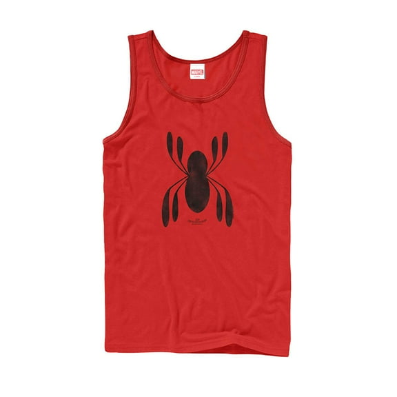 Men's Marvel Spider-Man: Homecoming Logo Tank Top Red Large