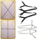 thumbnail image 4 of 2/4/8 correas para sujetar sábanas: pinzas ajustables entrecruzadas para sábanas, banda elástica, sujetadores de sábanas ajustables, pinzas para tirantes., 4 of 8