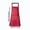 Red, variant on Faux Leather Apron with Pockets, Water Resistant Adjustable Cooking Apron for Kitchen, Grilling, and Chef Tasks
