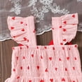 thumbnail image 5 of TOWED22 Baby Girls Summer Outfits 2pcs Set Sleeveless Tank Top and Casual Shorts Sets Clothing Solid Color Cotton Clothes for Toddler(Pink,2-4 Y), 5 of 7