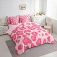 thumbnail image 3 of Homewish Teens Leopard Cheetah Print 7pcs Bedding Comforter Set,Abstract Geometric Queen Bedding Sets Super Cozy,Animal Print Queen Sheet Sets,Luxury Bedroom Decor,Reversible, 3 of 8