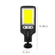 thumbnail image 3 of Farola solar con sensor de movimiento | Reflector LED solar para exteriores, resistente al agua IP65, para estacionamientos y entradas de vehículos | Encendido y apagado automático desde el, 3 of 7
