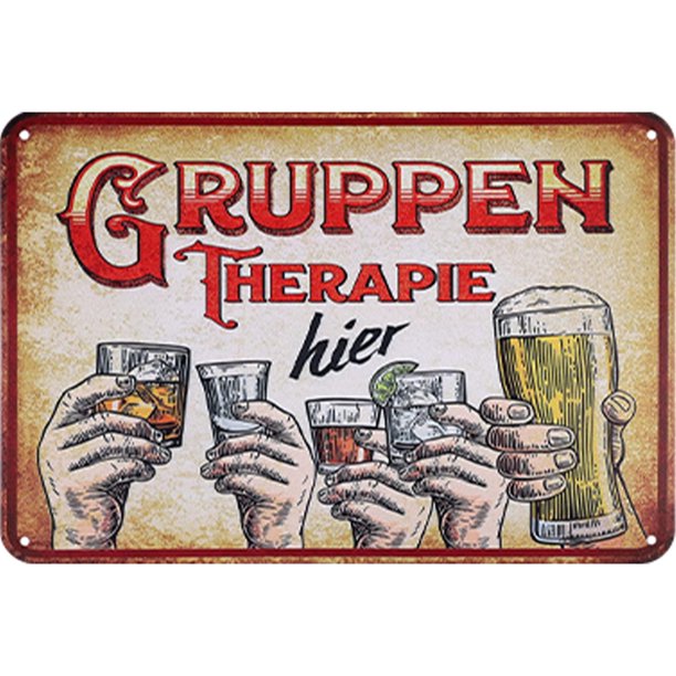 Placa Metal Vintage Pintura Hierro Rectangular Arte Pared Bar 30x20cm