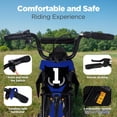 thumbnail image 6 of Wisairt 36V Kids Electric Dirt Bike, 15.5 mph High-Speed Electric Motorcycle Ride on Dirt Bike for Kids Aged 5-10, 133 lbs Max Load, 10-mile Range, Waterproof Seat, Twist Grip Throttle, Blue, 6 of 10