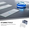 thumbnail image 3 of KAKOWELY slide storage container 2pcs Microscope Slides Staining Jar and Rack 24 Positions Microscope Slide Holder Glass Slide Holder Lab Sample Slide Storage Shelf for Lab Science, 3 of 5