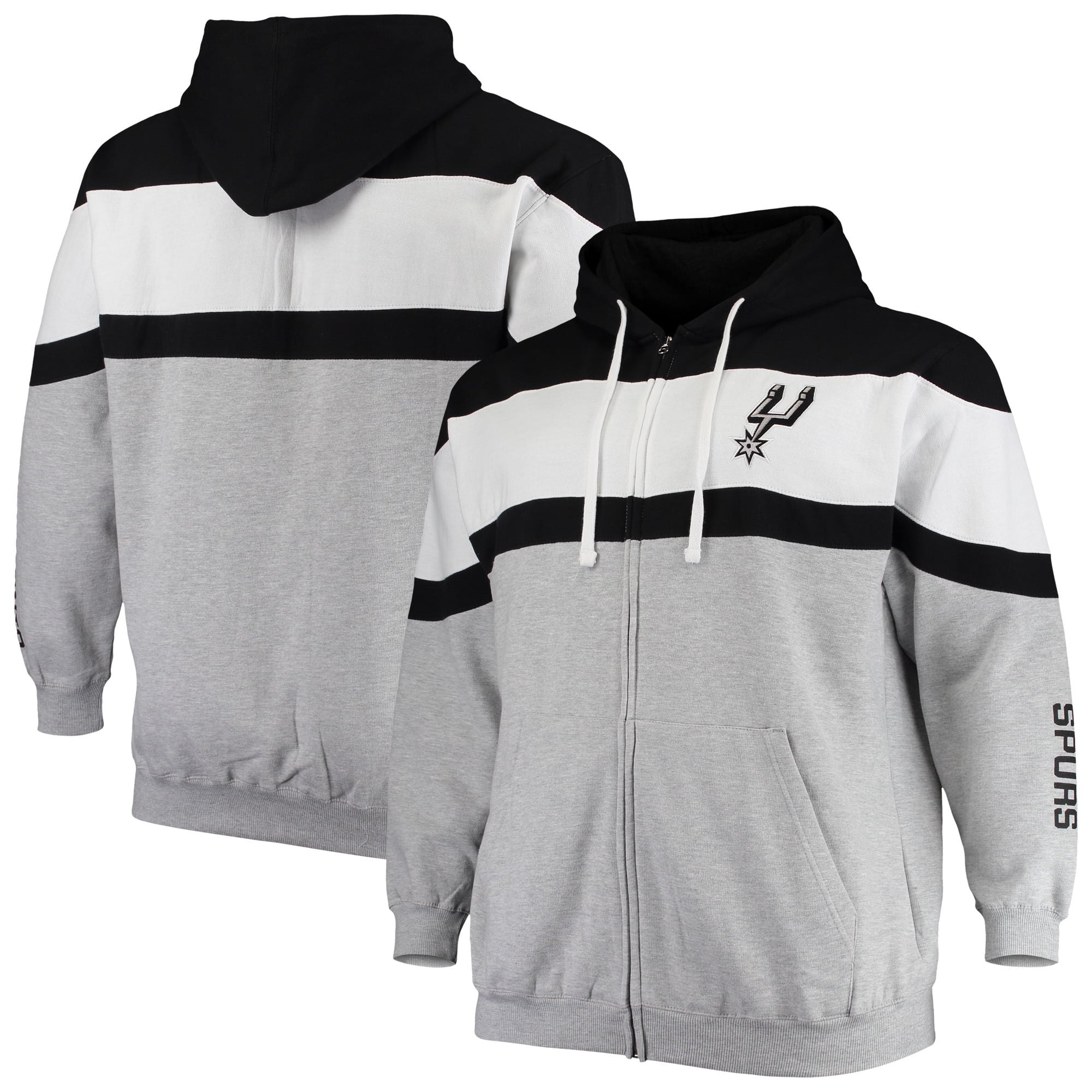 heather logo big hoodie