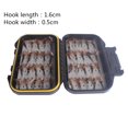 thumbnail image 2 of de moscas con mosca: 40 piezas de señuelos con mosca Moscas Secas Estilo L, 2 of 6
