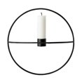 thumbnail image 3 of Candelabro de Metal de estilo nórdico, candelabro geométrico, candelabro circular, decoración de pared para el hogar, 3 of 6
