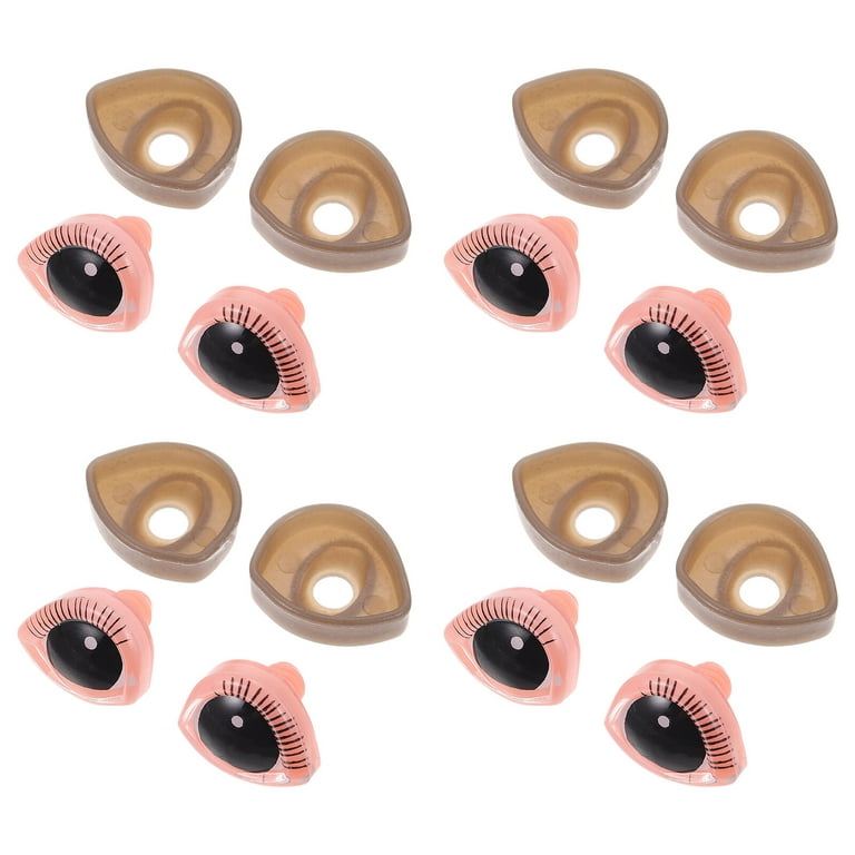 COHEALI 100pcs Toys Decor Findings for Jewelry Making Toy Eyes Fake Eyes  Doll Eyes for Crafts DIY Doll Materials DIY Doll Eyes Doll Parts Stuffed