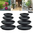 thumbnail image 3 of PP Round Succulent Plant Flower Pot Saucer Planter Trays - 2-Pack, Supplies Decor, 3 of 5