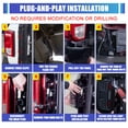 thumbnail image 4 of Full LED Tail Lights For 2021-2026 Ford Bronco 2 Door/4 Door Black Housing Smoke Lens Pair, 4 of 9