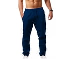 thumbnail image 1 of Pantalones Casuales De Lino De Algodón Para Hombres Playa, 1 of 1