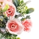 thumbnail image 3 of Bewildely 1 ramo de rosas artificiales realistas, flores de seda, flores de boda, bricolaje, hogar, jardín, fiesta, ramo de rosas, decoración Flores artificiales rosa, 3 of 6