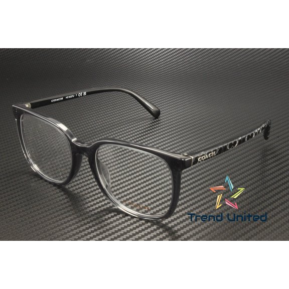 COACH HC6227U 5793 Transparent Dark Grey Demo Lens 54 mm Men's Eyeglasses