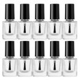 thumbnail image 1 of Frascos para esmalte de uñas Doromy, 10 piezas, 5 ml, vidrio transparente, 1 of 6