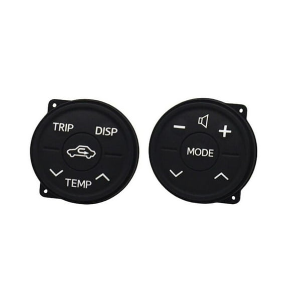 Car Steering Wheel Control Button For Toyota For Prius 30 Xw30 Earlier Stage Abs Black Wheel Control Button Car Accessories