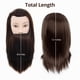 thumbnail image 5 of Cabeza de Maniquí Masculina Neverland 20 cm con Cabello y Barba Marrón, 5 of 9