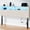 White, variant on Greenstell Twin Size Adjustable Storage Headboard Only - Modern Upholstered Head Board with LED Lights, Charging Station & Soft Padding, Pink
