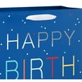 thumbnail image 4 of American Greetings 12.75 in. Large Navy Birthday Gift Bag, Confetti (1-Count), 4 of 4