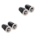 thumbnail image 4 of Langgg Hot Bycicle Bike Grip Handle Bar End Cap Aluminium Alloy Handlebar Grips Silver 2Set, 4 of 6