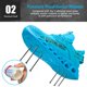 thumbnail image 3 of Zapatos de punta de acero para hombre, ligeros, indestructibles, para mujer, a prueba de pinchazos, cómodos, zapatos de seguridad para uso industrial, costura XGeek LBX-37, 3 of 6