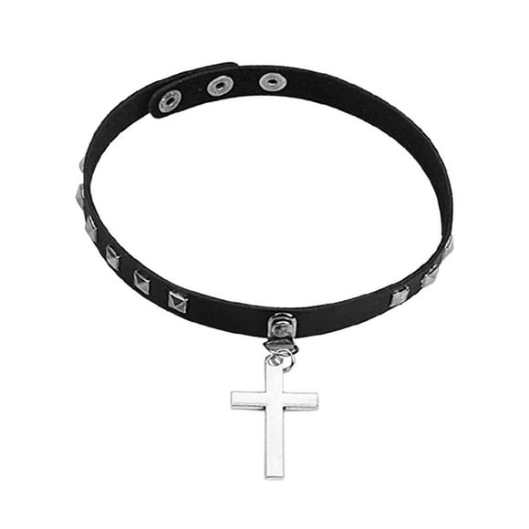 Necklace Leather Pendant Collar Choker Punk Adjustable choker adjustable choker party Choker Costume Party Neck Jewelry Accessory