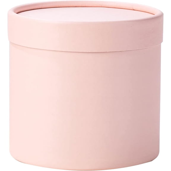 Flower Box Round Cardboard Boxes Wedding Party Rose Flower Packaging Decorations Valentine Day Gifts Supplies Pink
