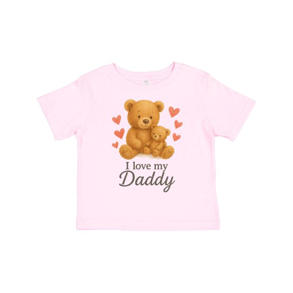 Inktastic I Love My Daddy Boys or Girls Toddler T-Shirt