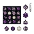 thumbnail image 3 of Kbndieu 24PCS Pruple Christmas Balls Christmas Tree Decorations Ornaments, Shatterproof Xmas Bulbs, Plastic Xmas Hanging Ornament Ball for Holiday Party Wreath Garlands Trees, 3 of 6