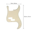 thumbnail image 2 of EeaseCA 3 Layers Standard PB P Bass Pickguard Scratch Plate 13 Holes Pickguard Bass Parts Replacment (Beige), 2 of 7