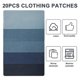 thumbnail image 2 of 20pcs Iron on Patches for Jeans, 11 X 5.12 Inch Patch Iron on Mending Fabric Pure Cotton 5 Colors J, 2 of 5