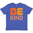 thumbnail image 3 of Inktastic Be Kind Logo in Orange Youth T-Shirt, 3 of 5