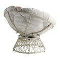 thumbnail image 4 of OSP Home Furnishings Papasan Gray Wicker Chair with Gray Cushion, 4 of 6