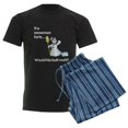 thumbnail image 6 of CafePress - Men's Dark Pajamas - Men's Dark Loose Fit Cotton Pajama Set, 6 of 7
