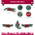 thumbnail image 2 of DolliBu I LOVE YOU Green Alligator Plush - Cute Stuffed Animal with Red Shirt For Valentine, Anniversary, Romantic Date, Boyfriend, or Girlfriend Gift - 18 Inches, 2 of 6