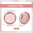 thumbnail image 2 of 11pcs Aluminium Alloy Binding Discs for Discbound Notebook Flat Round Rose golden 18x5mm Inner Diameter: 15mm, 2 of 6
