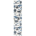 thumbnail image 2 of SAFAVIEH Carousel Kids Biplanes in the Sky Runner Rug, Ivory/Blue, 2' x 8', 2 of 10
