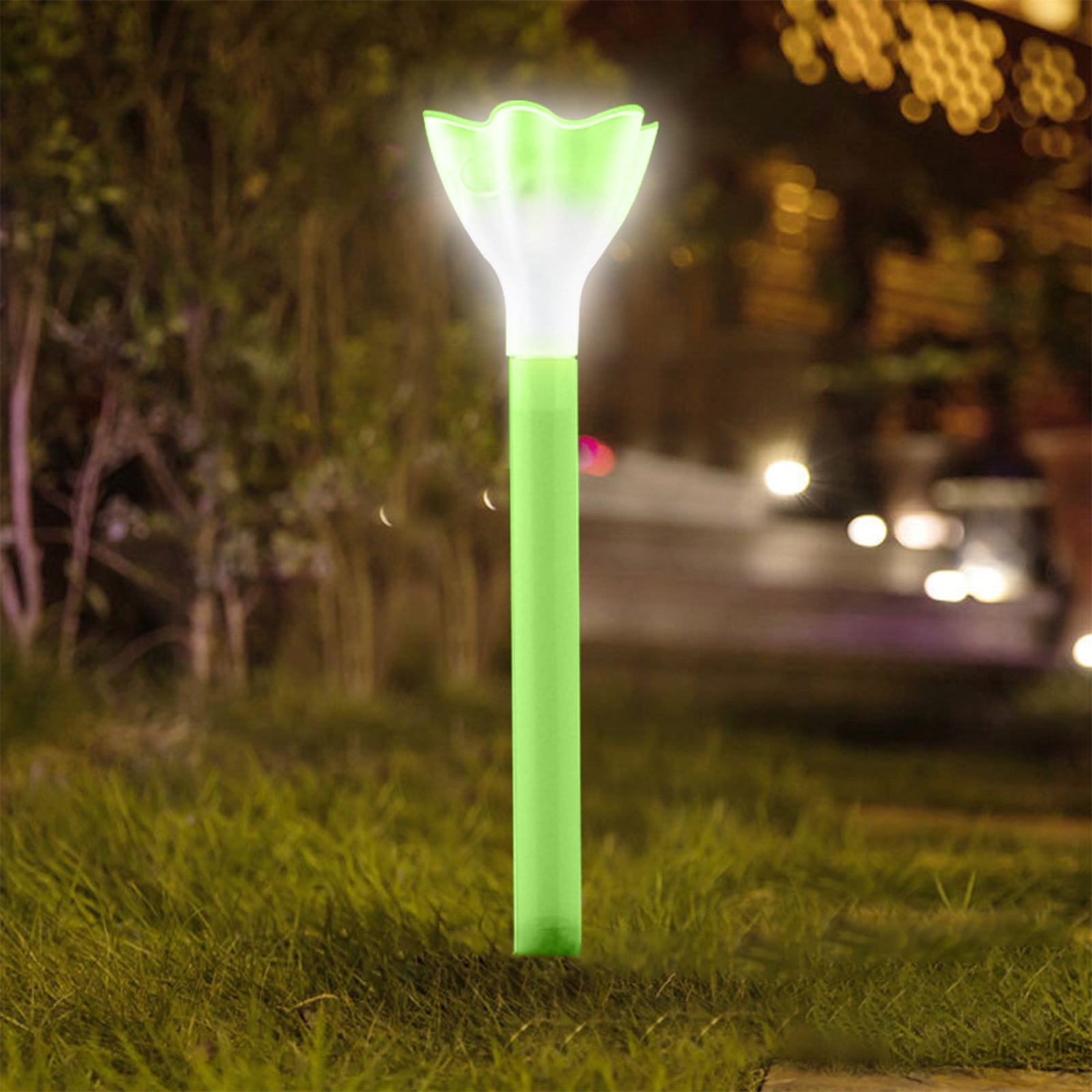 CasaChic Bright Solar Outdoor Lights, 10 Pack Flashing Color Changing LED, IP67 Waterproof, 8-12H Lighting, Walkway/Garden/Patio Decor, Yard Lights
