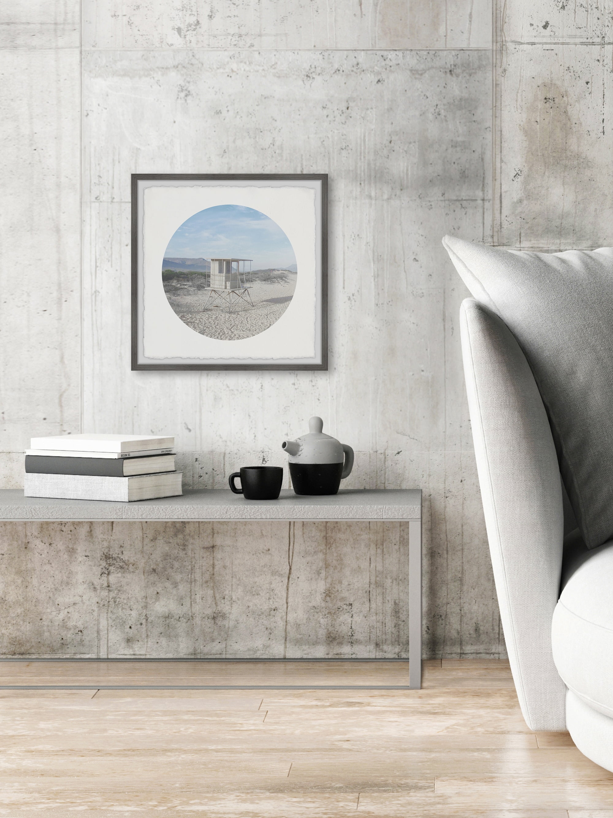 Marmont Hill Beach Tower Framed Wall Art