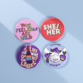 thumbnail image 3 of 44mm Arco Iris Tinplate Broche Bandera Amor Suave Botón Pines LGBT Texto Pin Mochila Broches Solapa Insignias Joyería Regalo, 3 of 4