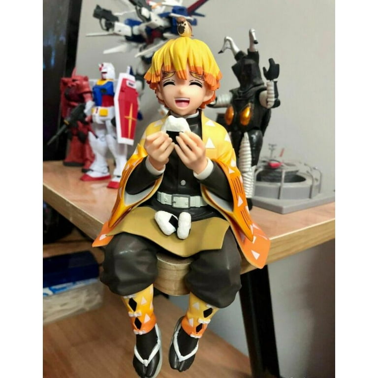 Demon Slayer: Kimetsu no Yaiba Agatsuma Zenitsu Eat Rice Balls PVC Figure