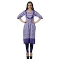 thumbnail image 3 of Moomaya Kurti Droite de Designer pour Femmes Tunique Indienne Imprimée Haut Long Kurta, 3 of 6