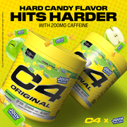 C4 Original Pre-Workout Powder, Jolly Rancher Green Apple Flavor, 30 Servings