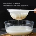 thumbnail image 6 of Ultra Fine Mesh Food Strainers 200 Mesh Nylon Strainer Spoon Juice Strainer with Handle Kitchen Tool for Filter Milk Tea Rice Milk Quinoa Fried Foods, 6 of 7