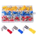 thumbnail image 4 of 140PCS 22-10AWG Insulated Piggyback Spade Crimp Terminals Connectors Female Male, 4 of 4